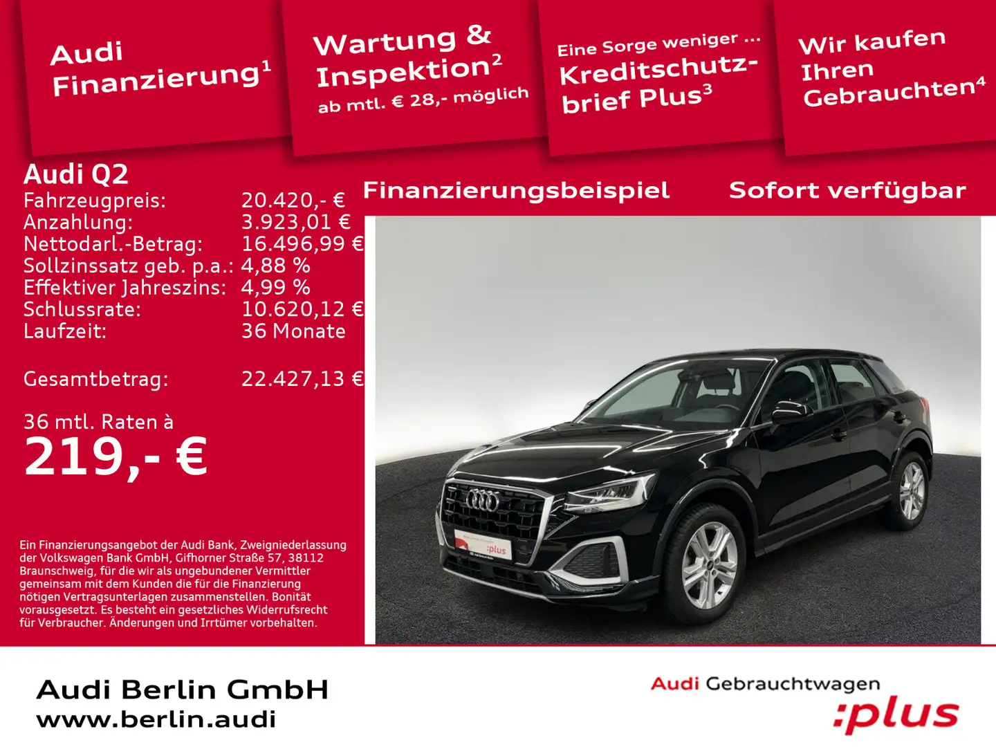 Audi Q2 Advanced 30 TFSI 6-G. PDC LED NAVI Zwart - 1