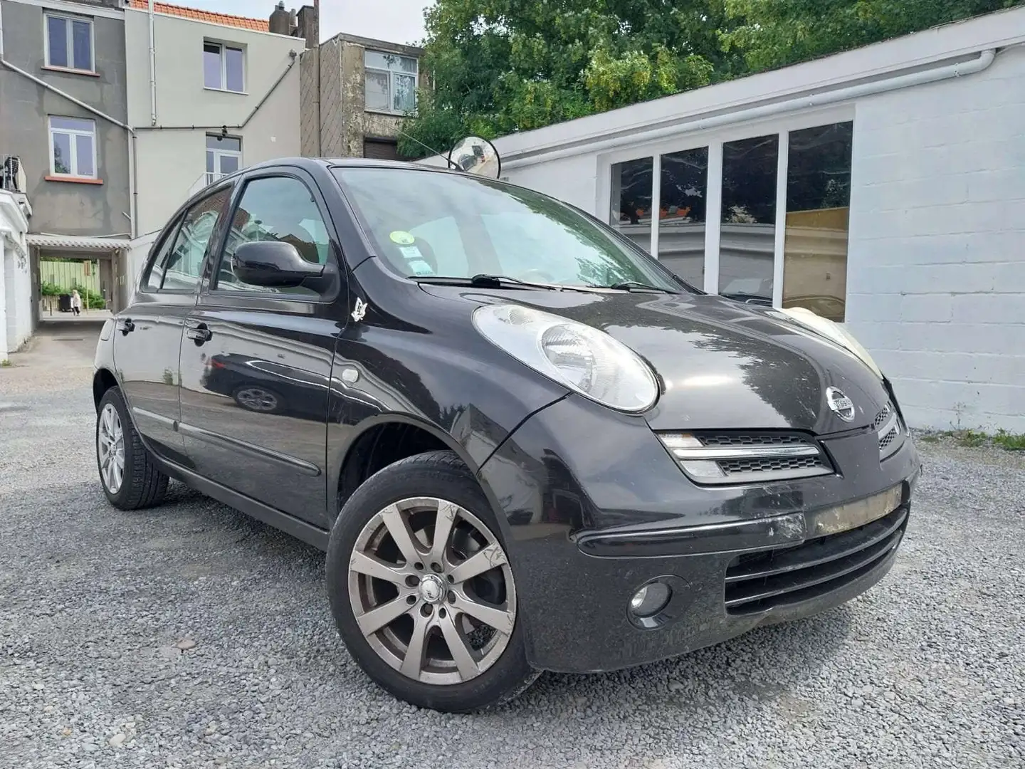 Nissan Micra 1.4i 16v * MARCHAND EXPORT * CUIR BEIGE * Noir - 1