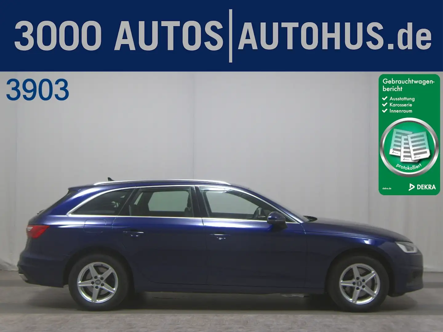 Audi A4 Avant 30 TDI Navi+ LED AHK RFK ACC Bleu - 1
