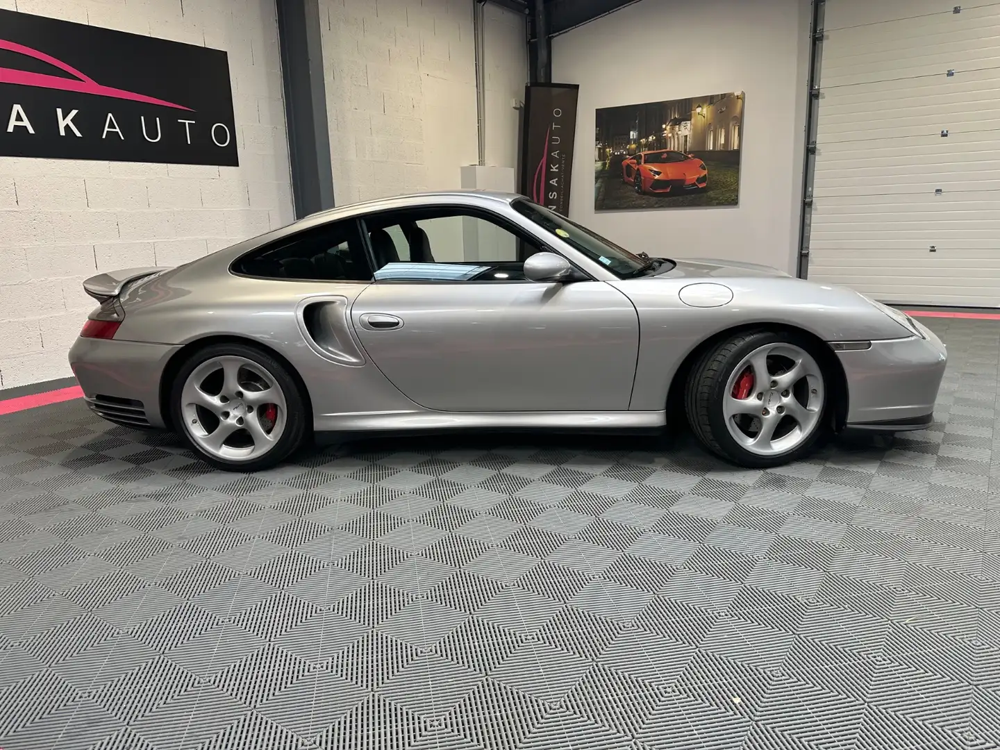 Porsche 911 Turbo Tiptronic S Gris - 2