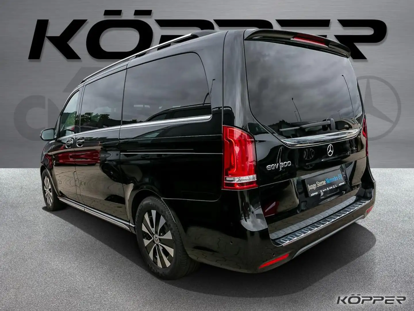 Mercedes-Benz EQV 300 AVANTGARDE L 7-Sitz. Leder Pano Distron. Noir - 2
