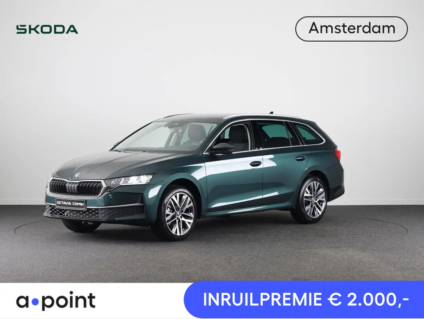 Skoda Octavia Combi FL Business Edition Plus 1.5 TSI m-HEV 115pk Groen - 1