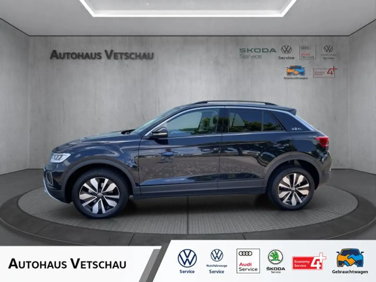 Volkswagen T-Roc Goal 1.5 TSI DSG Navi/ACC/RFK/Sitzhzg LED Schwarz - 1