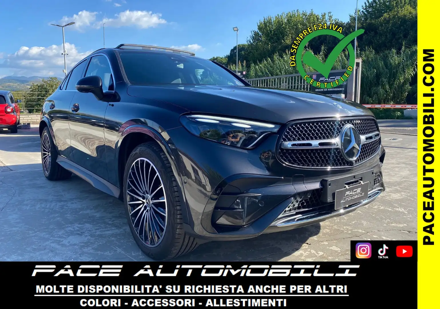 Mercedes-Benz GLC 300 4 MATIC AMG PREMIUM NIGHT PACK TETTO 20 KAMERA PDC Grigio - 1