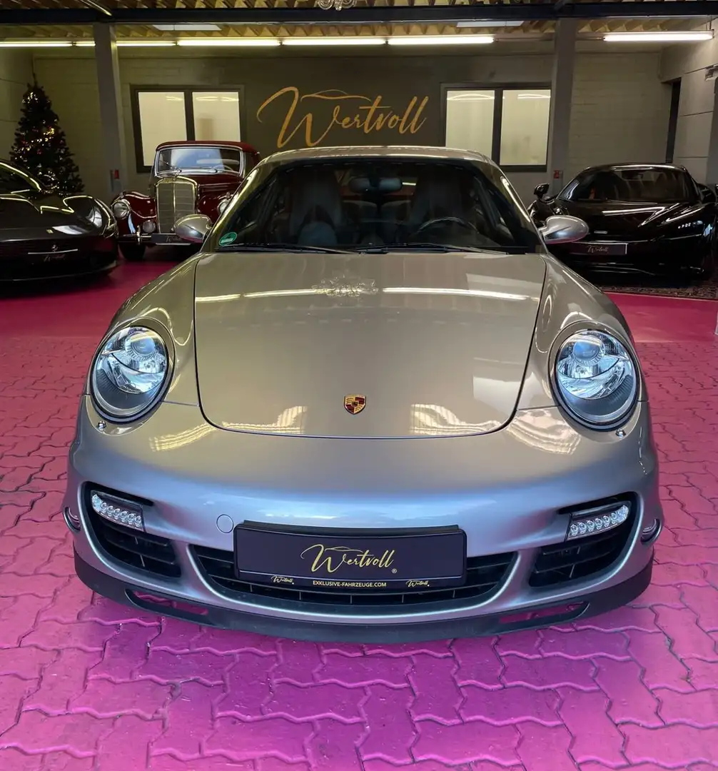 Porsche 997 Turbo,1.Hd,Dt.EZ, Porsche.Scheckheft,Ceramic Argent - 2