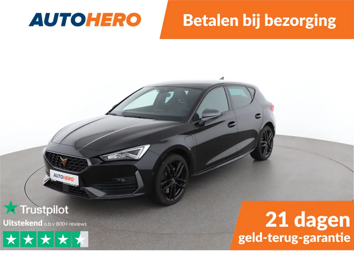 SEAT Leon e-Hybrid CUPRA 1.4 VZ 245PK | LF10438 | Dealer Onderhouden Zwart - 1