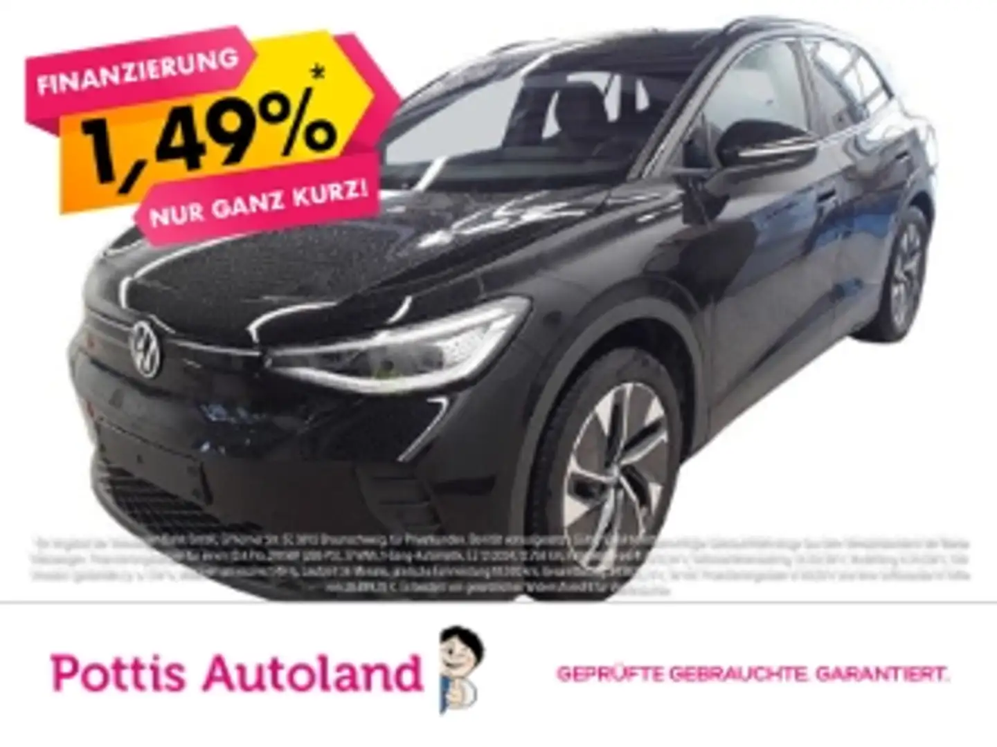 Volkswagen ID.4 PRO NAVI AHK PANO KAMERA KLIMA PDC Schwarz - 1