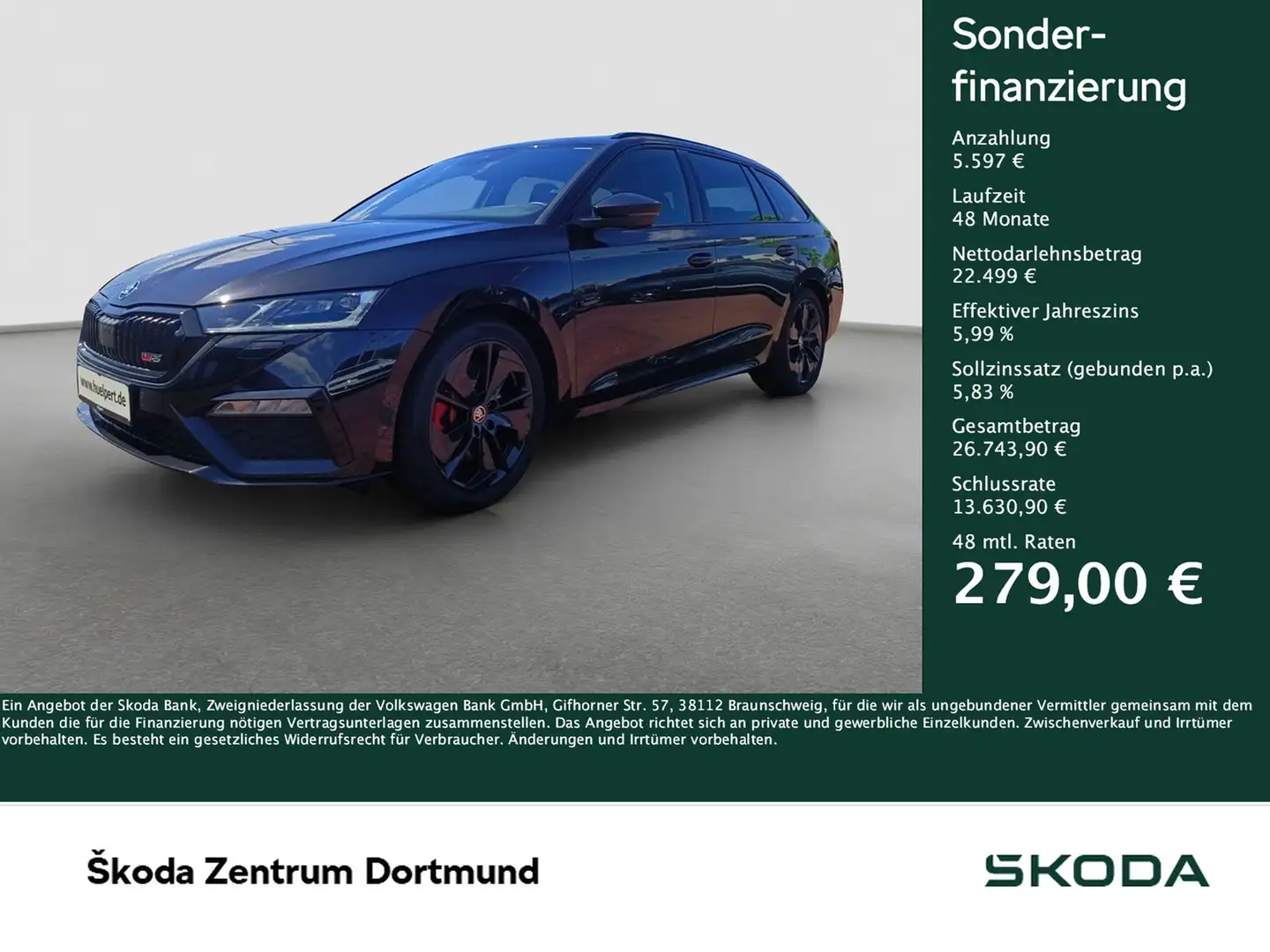 Skoda Octavia Combi 2.0 RS AHK LM18 NAVICOLUMBUS crna - 1