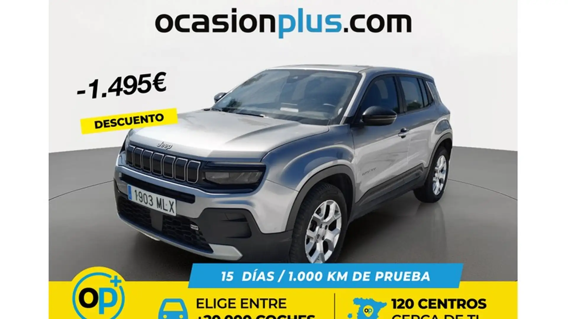 Jeep Avenger 1.2 Altitude 74KW Gris - 1