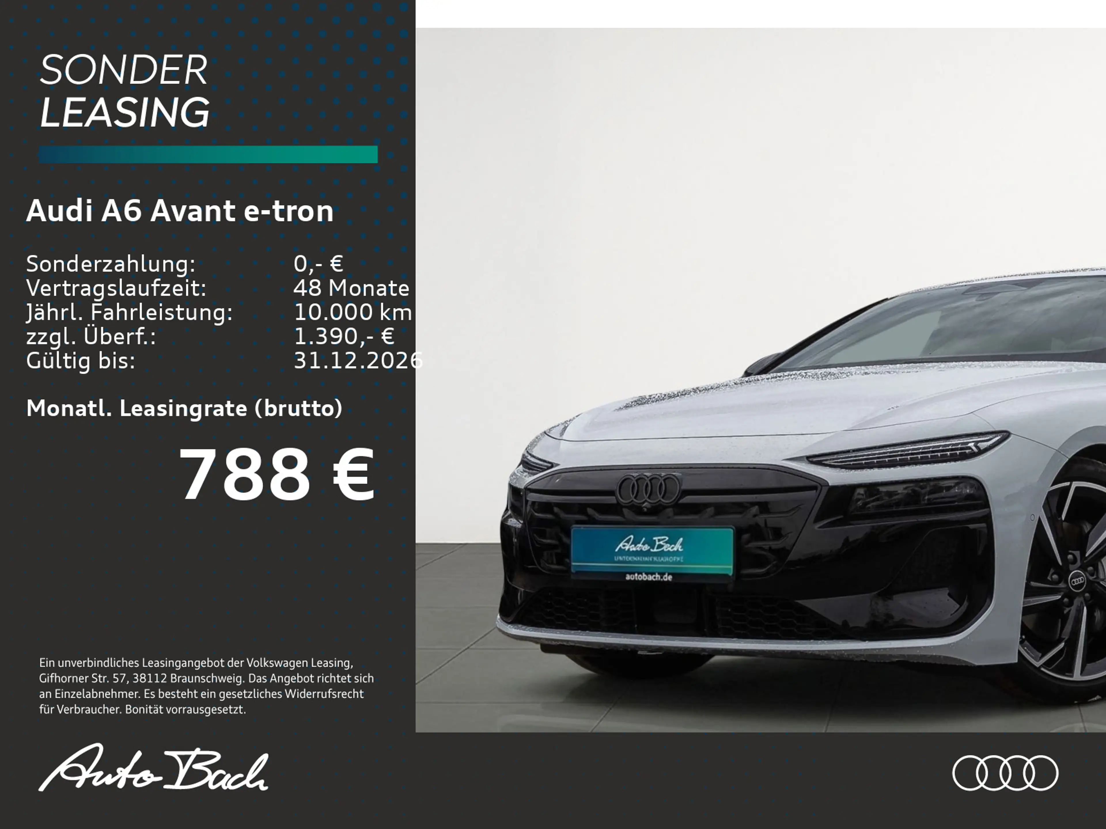 Audi A6 e-tron 2x S Line perform. TechPro/ Luft — photo 2