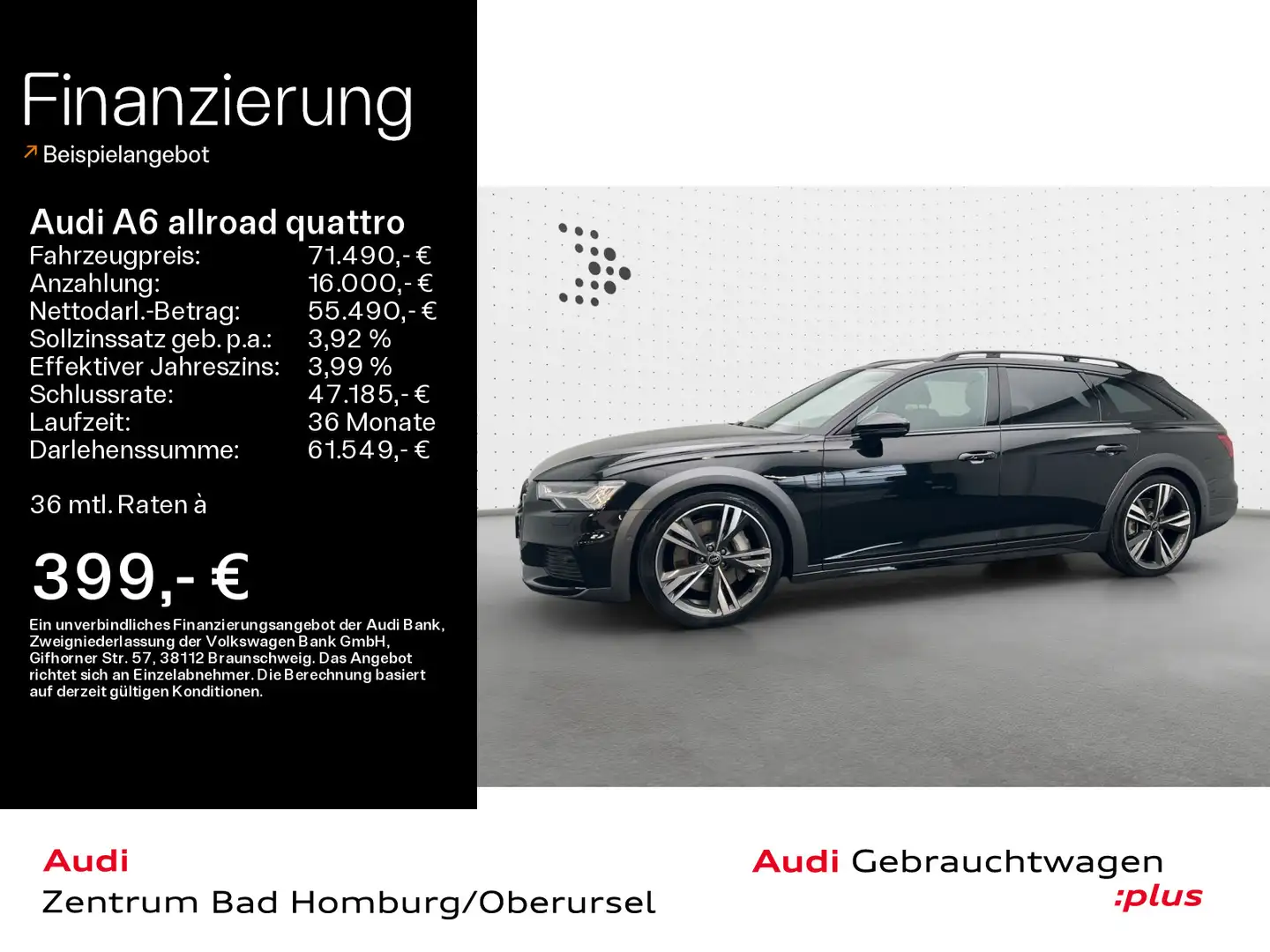 Audi A6 allroad 55 TFSI*Navi*Matrix*Alu*AHK*H Schwarz - 1