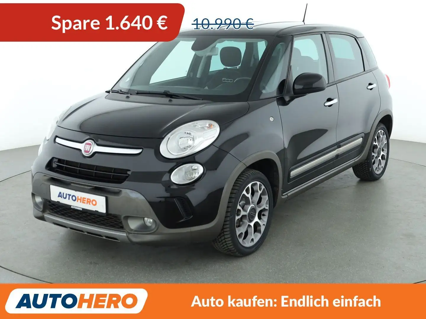 Fiat 500L 1.4 Turbo Trekking*NAVI*TEMPO*PDC*ALU*LIM* Schwarz - 1