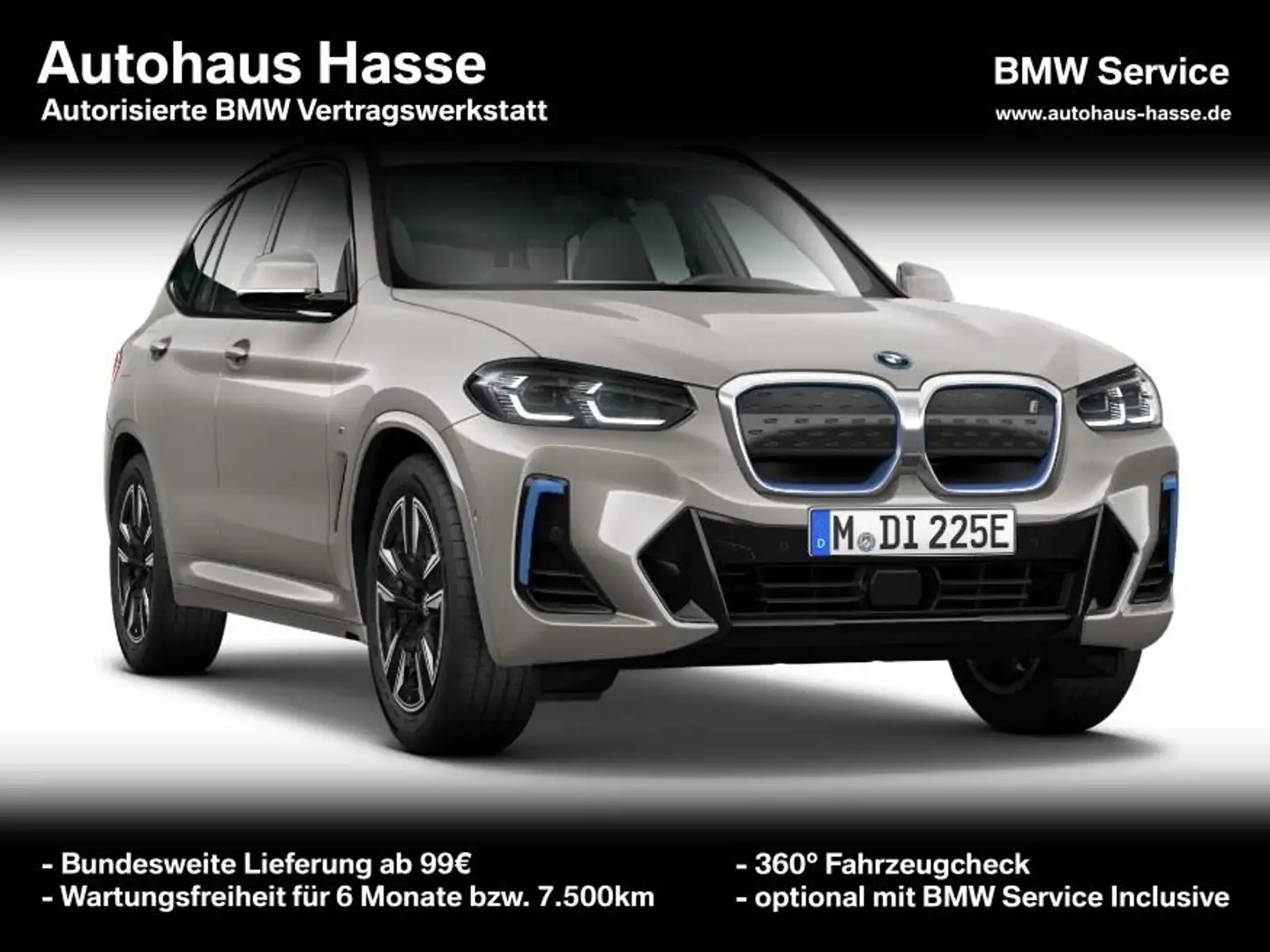 BMW iX3 Inspiring M-Aero DrAsPro KOMFORTZG LENKRHZ Argento - 1