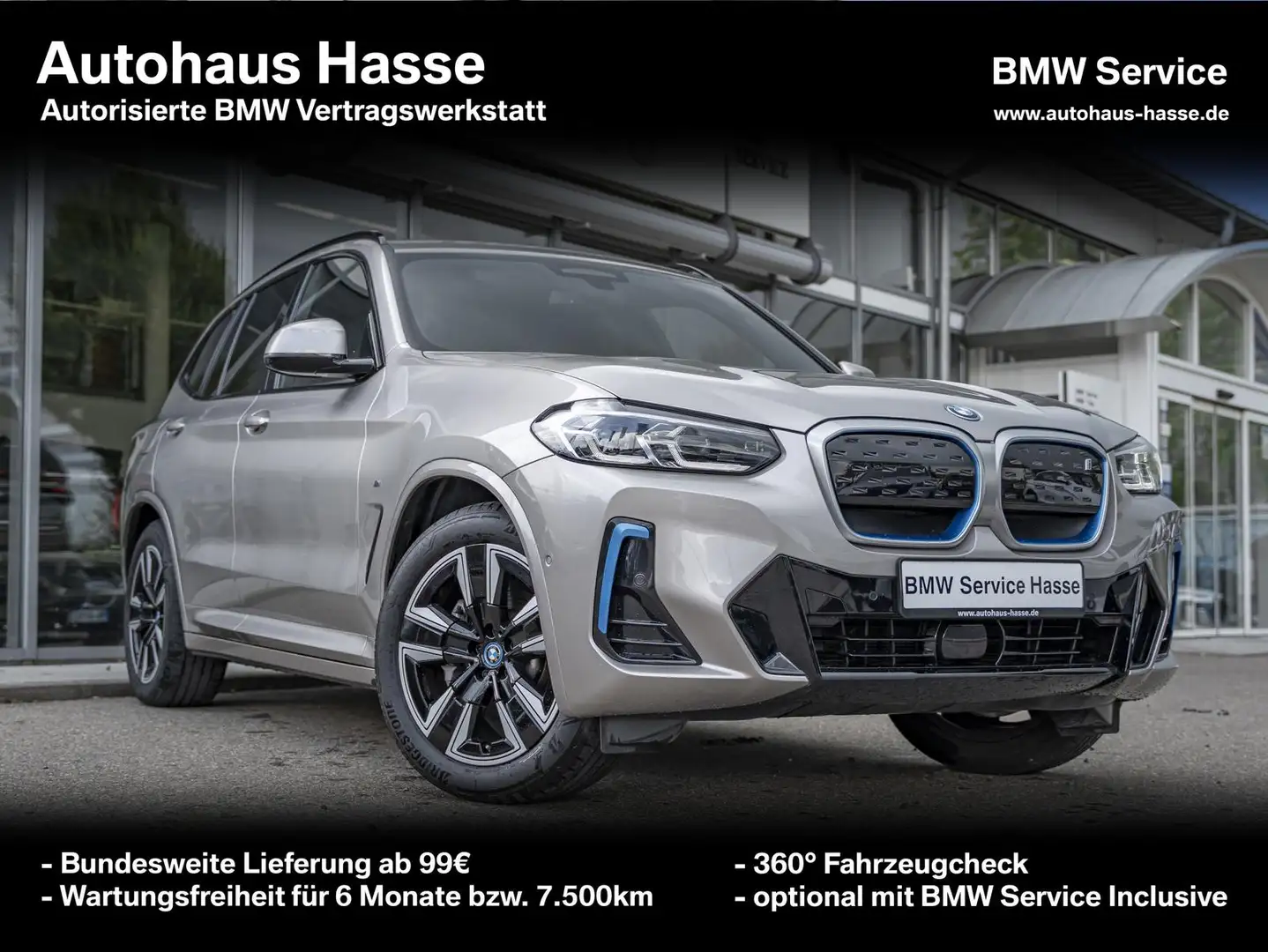 BMW iX3 Inspiring M-Aero DrAsPro KOMFORTZG LENKRHZ Argent - 1