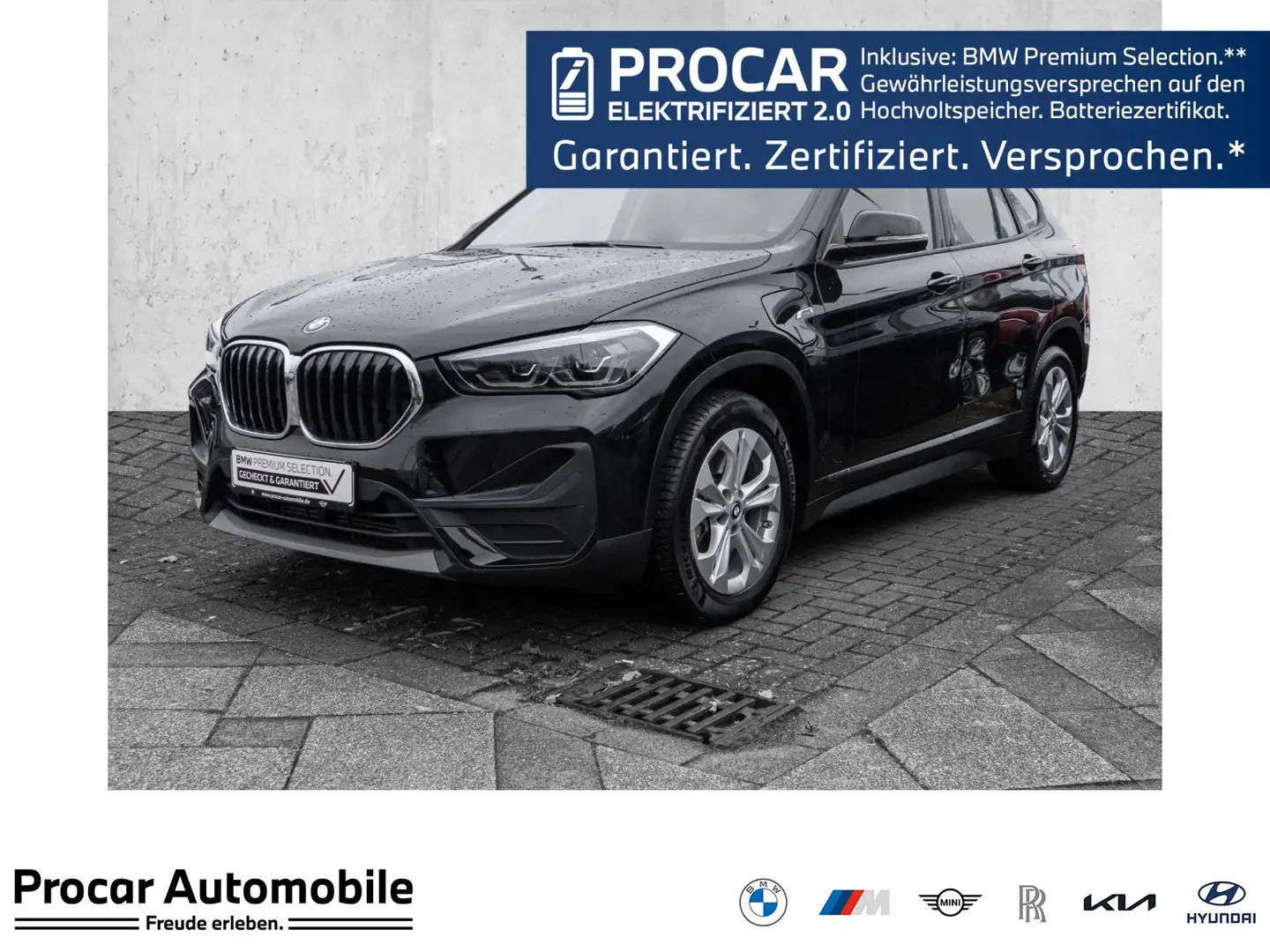 BMW X1 xDrive25e Kamera SiHz LED ACC DAB Navi DrivAss Zwart - 1