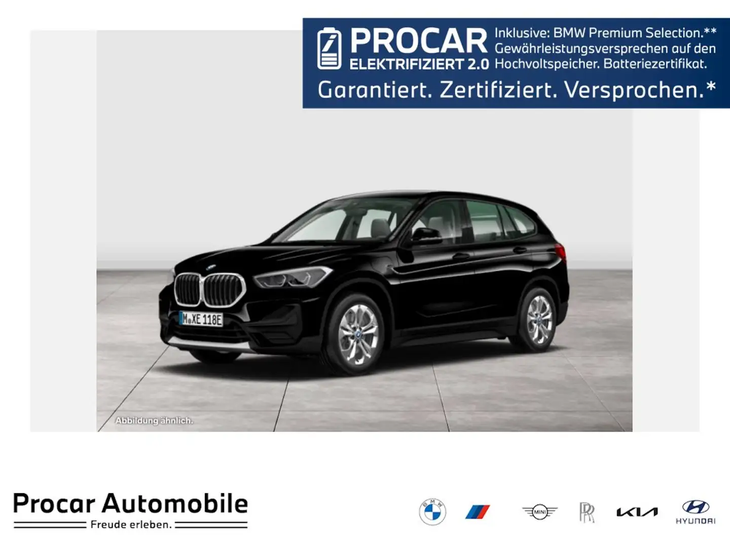 BMW X1 xDrive25e Kamera SiHz LED ACC DAB Navi DrivAss Schwarz - 1