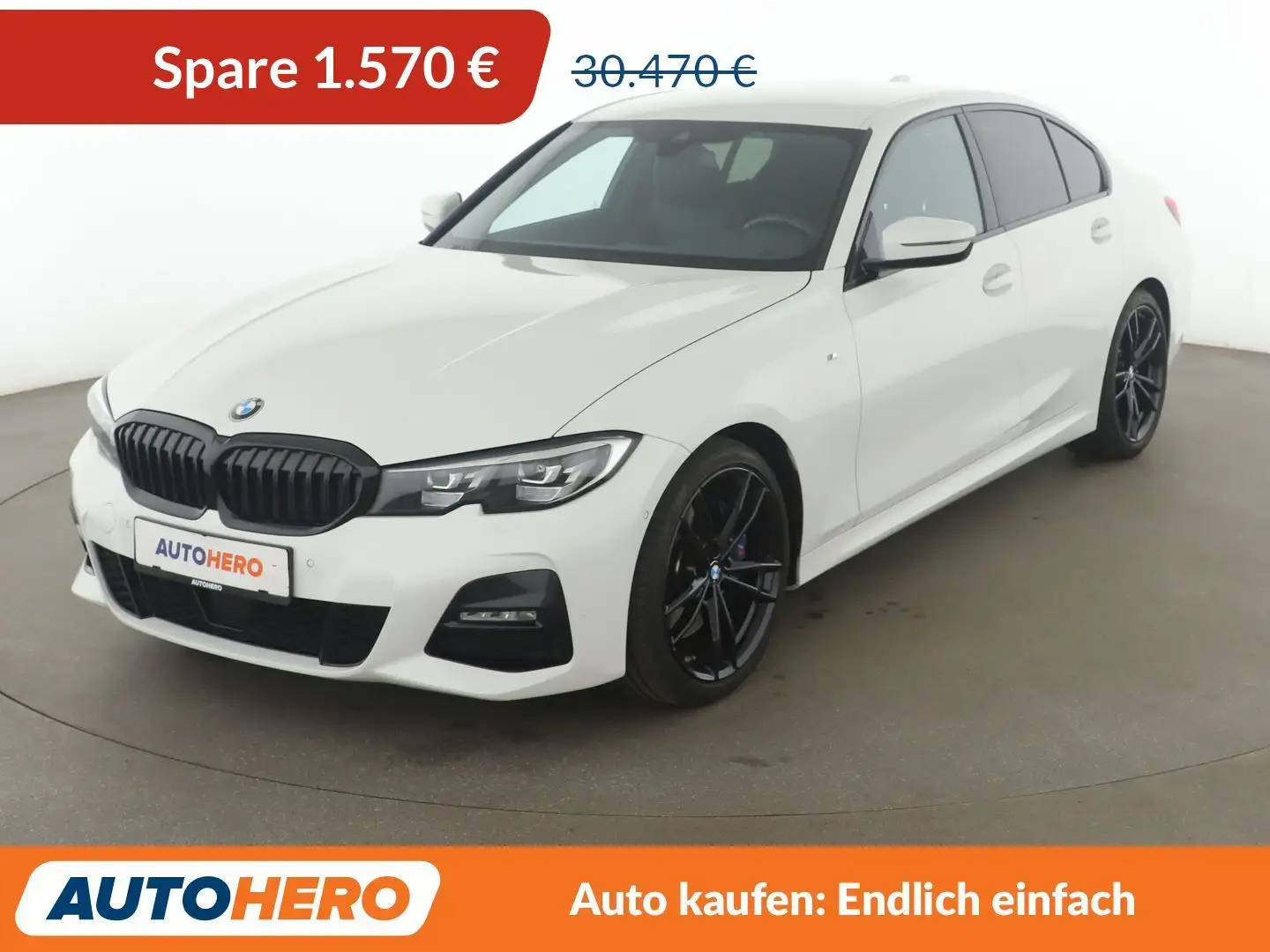 BMW 330 330i M Sport Aut.*NAVI*LED*CAM*SHZ*TEMPO*ALU* Blanc - 1