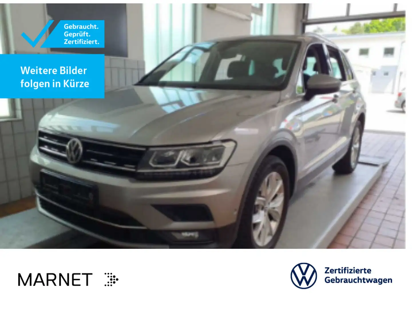 Volkswagen Tiguan 2.0 TSI DSG Highline 4Motion* Navi*Digita Silber - 1