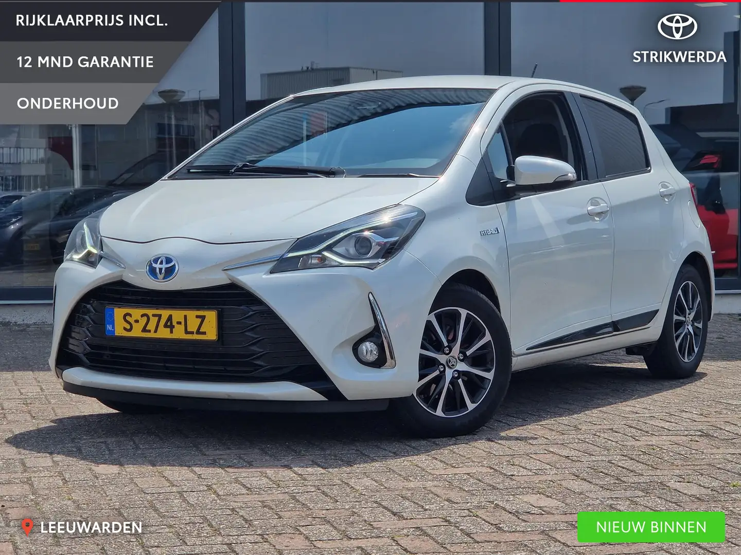 Toyota Yaris 1.5 Hybrid Dynamic Trekhaak Camera Cruise control Wit - 1