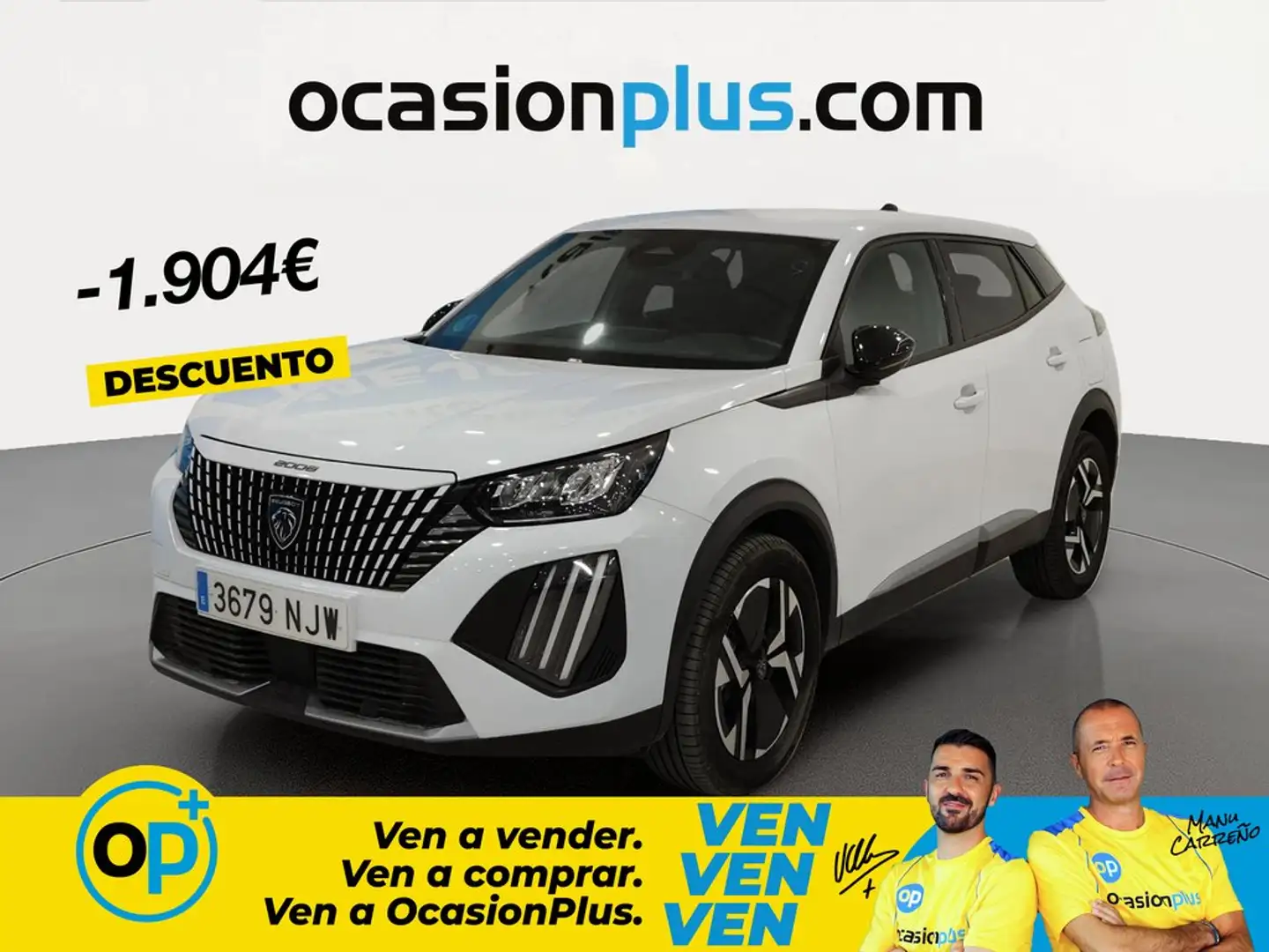 Peugeot 2008 Hybrid Allure eDCS6 145 Blanco - 1