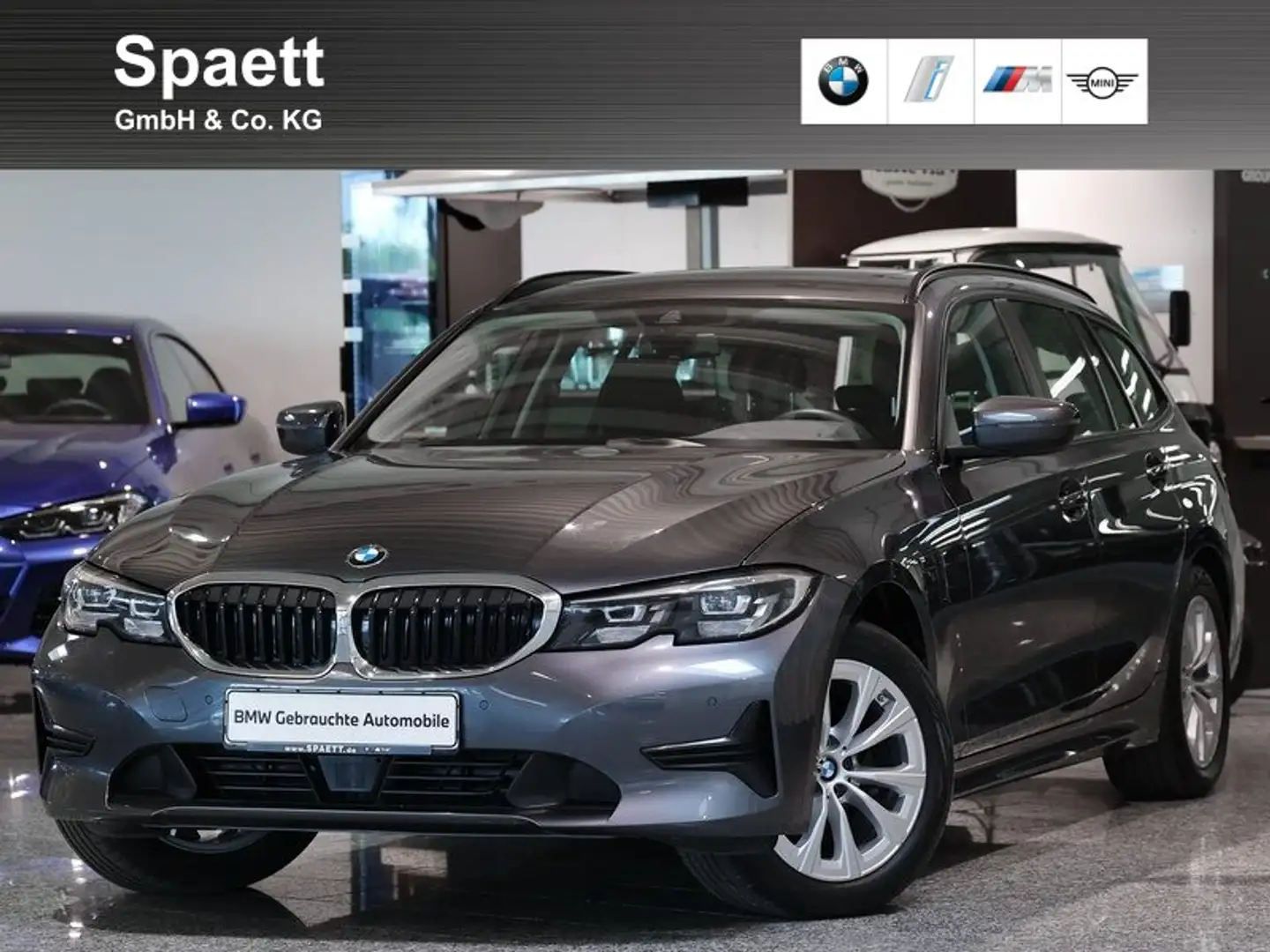 BMW 318 d Touring Advantage HiFi DAB WLAN Pano.Dach Grau - 1