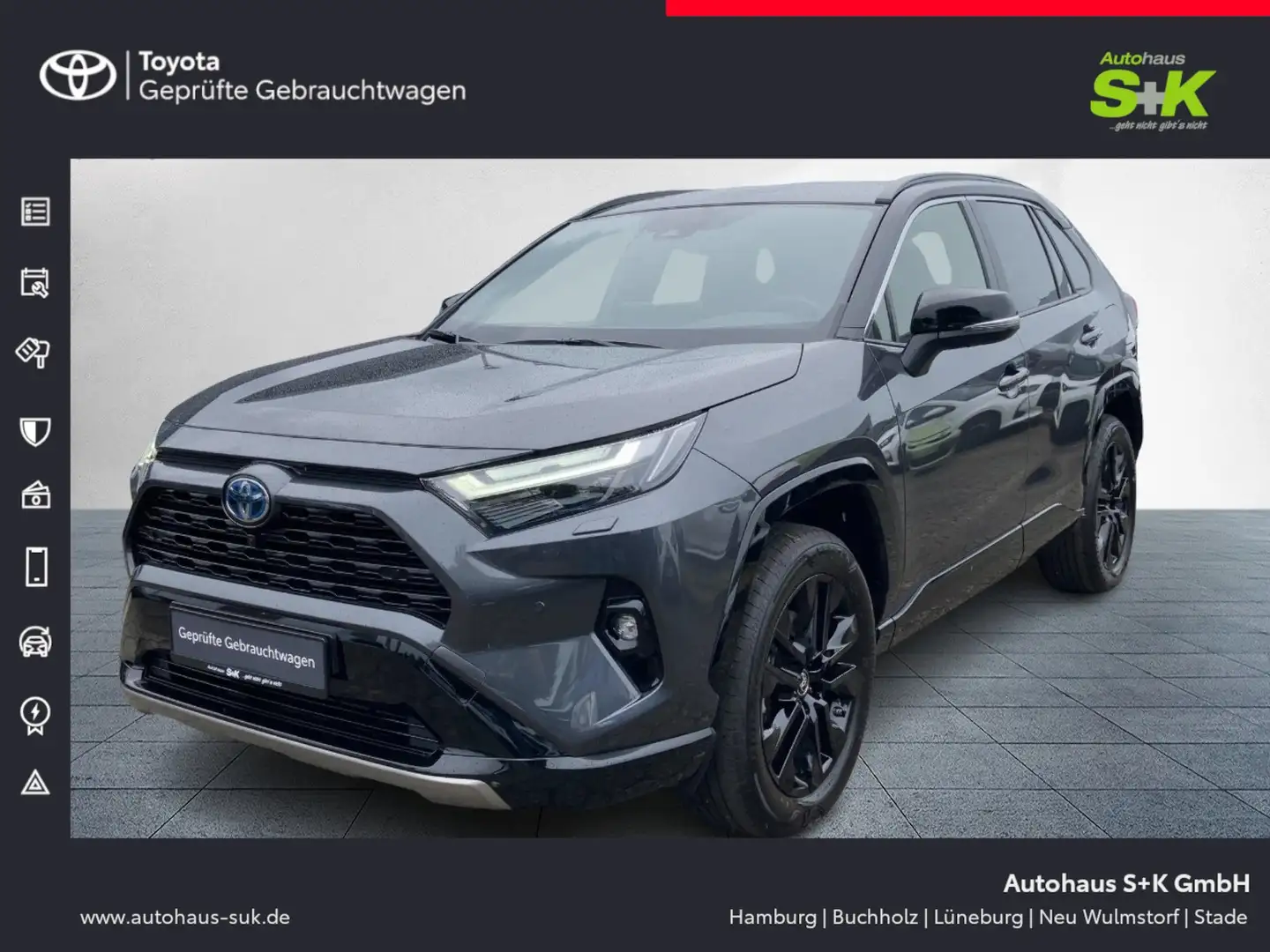 Toyota RAV 4 Hybrid 4x2 Style Selection*SHZ*NAVI*360°Kamera* Black - 1