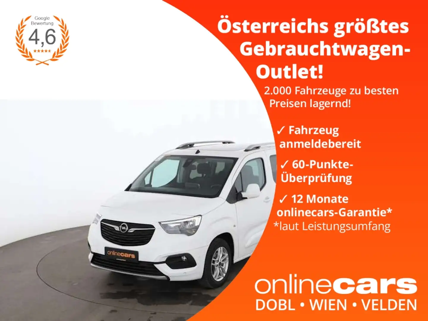 Opel Combo Life E 1.5 CDTi Innovation SKY NAVI R-CAM Weiß - 1