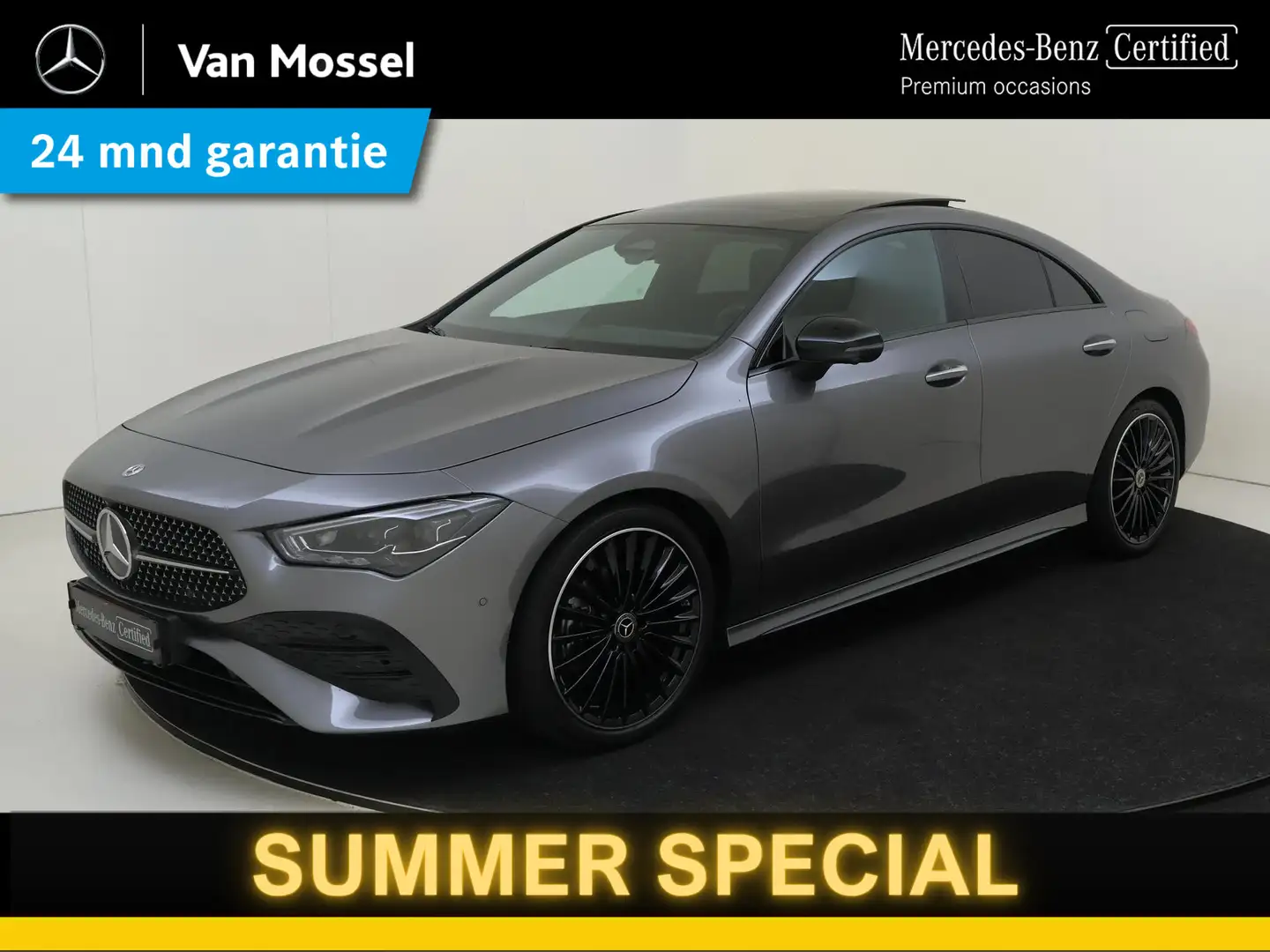 Mercedes-Benz CLA 180 Star Edition AMG Line Plus Panoramadak / HUD / Mem Gris - 1