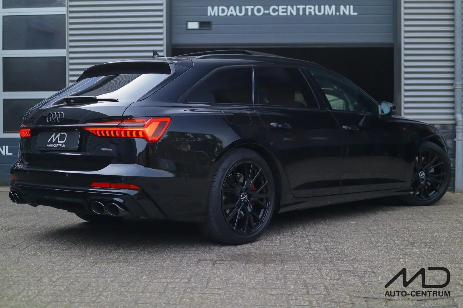 Audi A6 Avant 55 TFSI e quattro Comp. 367pk| 3x S-Line| Pa Zwart - 2