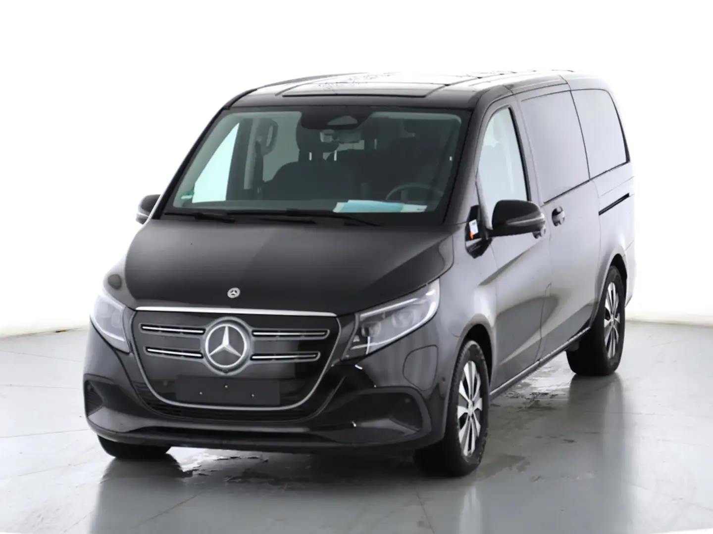 Mercedes-Benz EQV 300 lang,7-Sitze,2xel.Schiebetür,LED,2xKlima Schwarz - 2