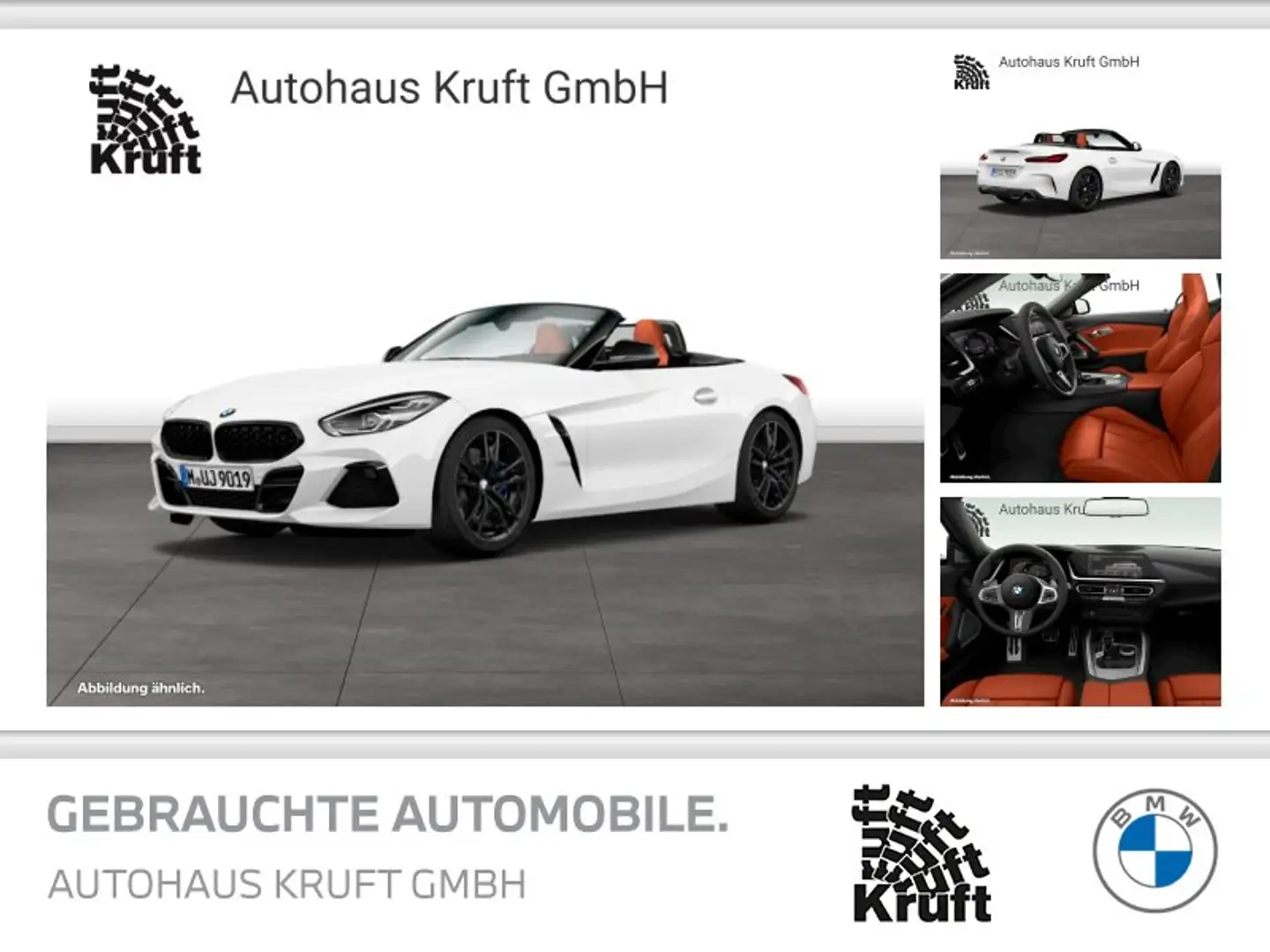 BMW Z4 sDrive30i M SPORT+ACC+HUD+HK SOUND Weiß - 1