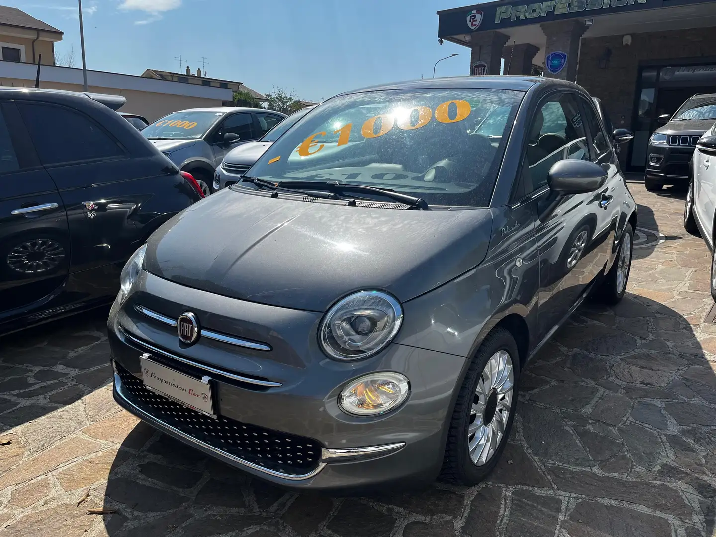 Fiat 500 FIAT - 500 - 1.0 Hybrid Dolcevita Grigio - 1