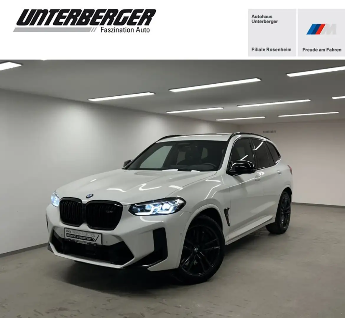 BMW X3 M Competition Paket Head-Up  AHK Pano Harman/Kardon Weiß - 1