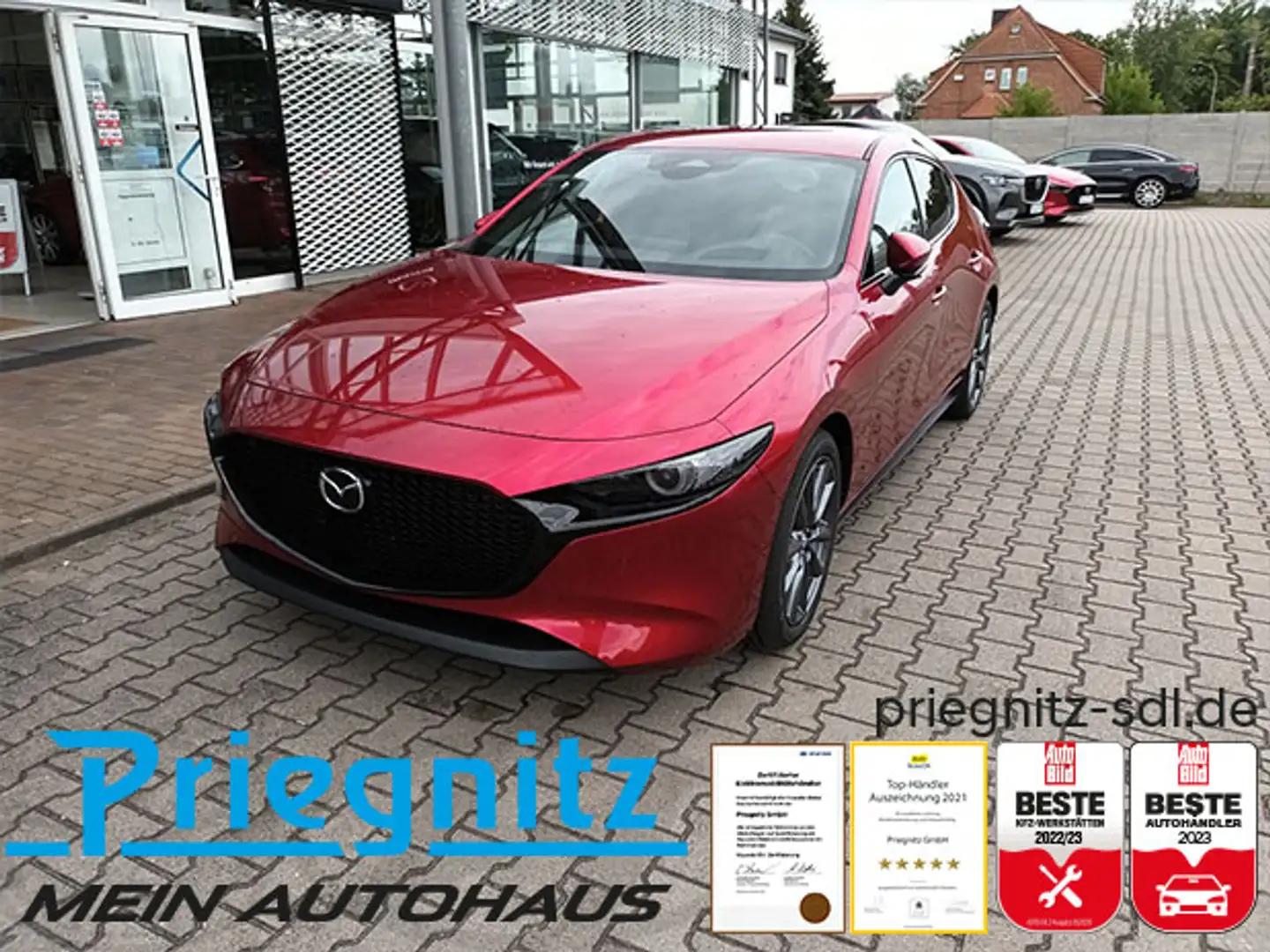 Mazda 3 2.0L e-SKYACTIV G 150ps 6MT FWD Exclusiv Rouge - 1