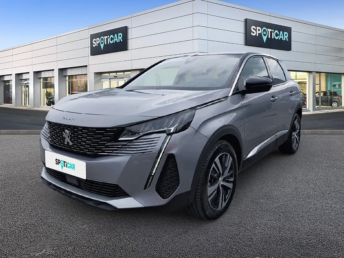 Peugeot 3008 Hybrid 136 E-DCS6 Allure Aut. Gris - 1