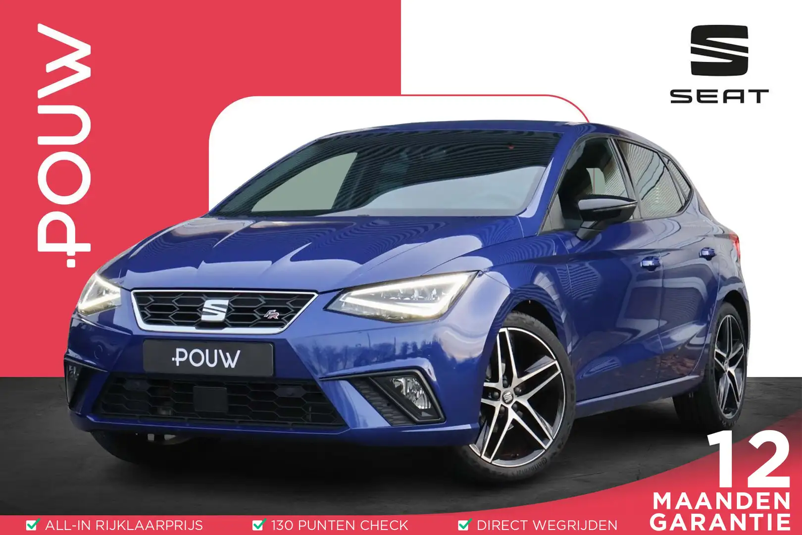 SEAT Ibiza 1.0 TSI 95pk FR Business Intense | Camera Achter | Azul - 1