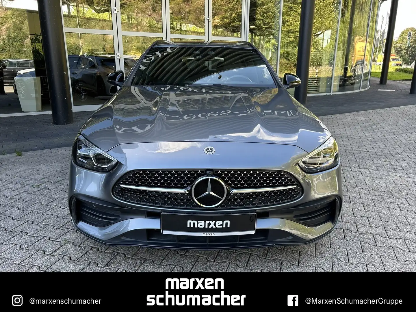 Mercedes-Benz C 300 C 300 e T AMG Line Night+Distro+Kamera+Business Grijs - 2