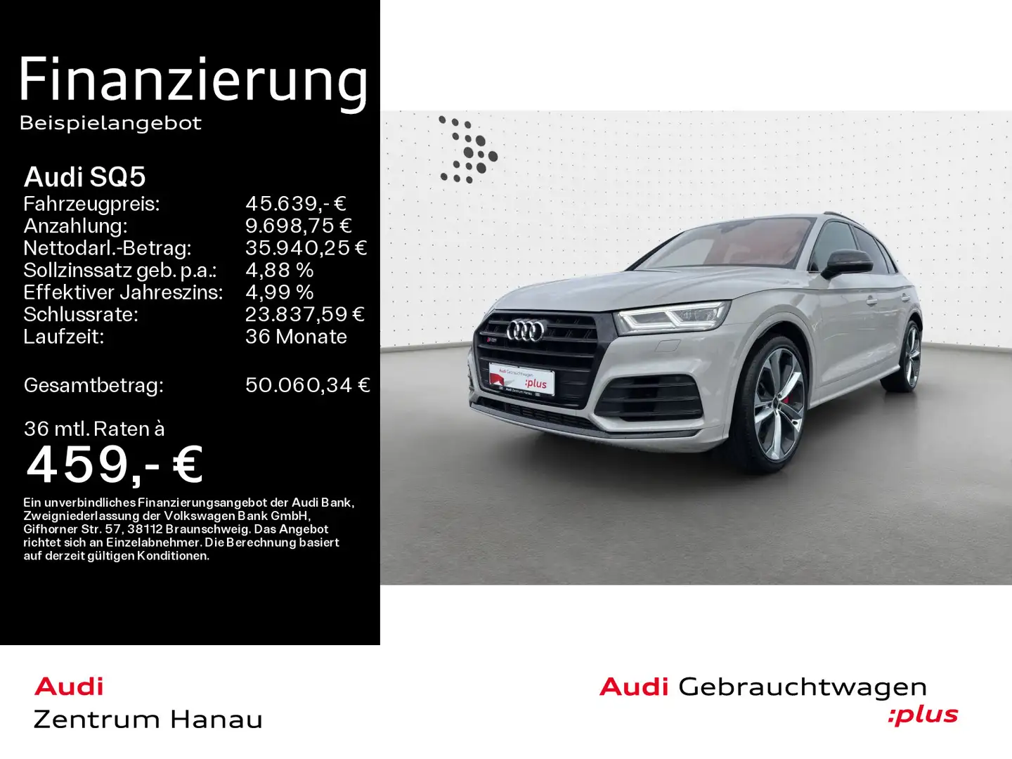 Audi SQ5 TDI QUATTRO *MATRIX*PANO*LUFT*B&O*21 ZOLL* Grau - 1