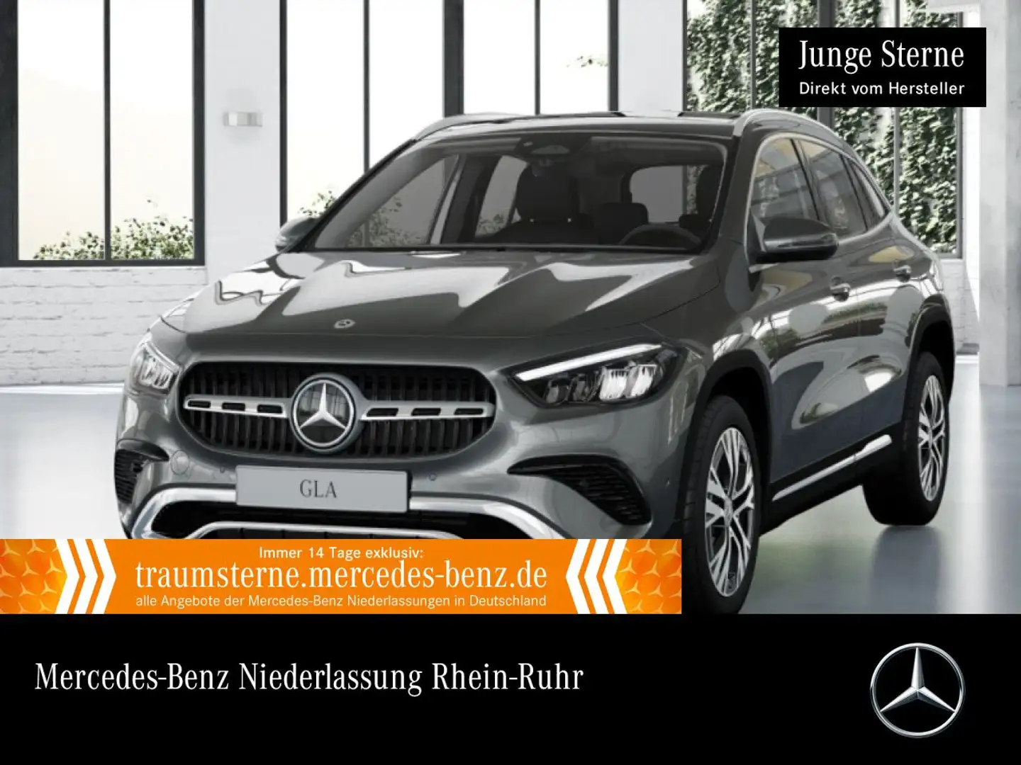 Mercedes-Benz GLA 200 PROGRESSIVE+PANO+LED+BURMESTER+KAMERA+7G Grau - 1