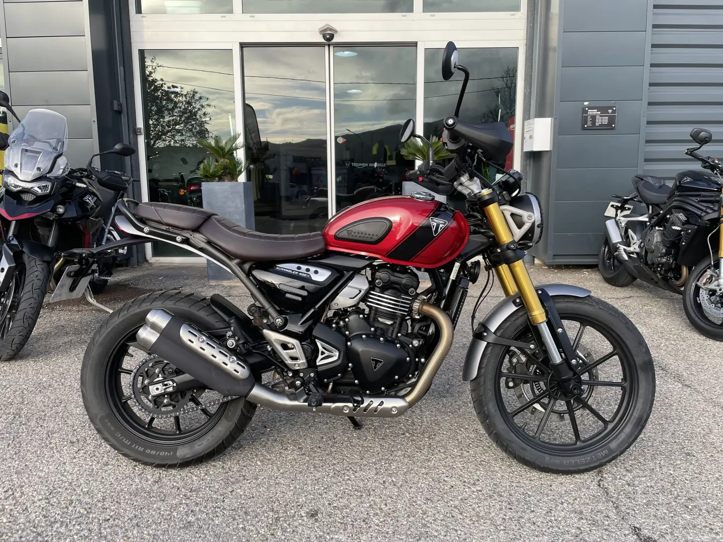 Triumph Scrambler 400 X Rouge - 1