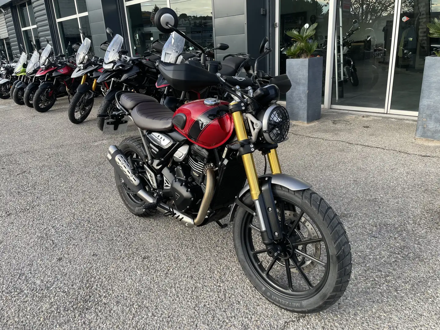 Triumph Scrambler 400 X Rouge - 2