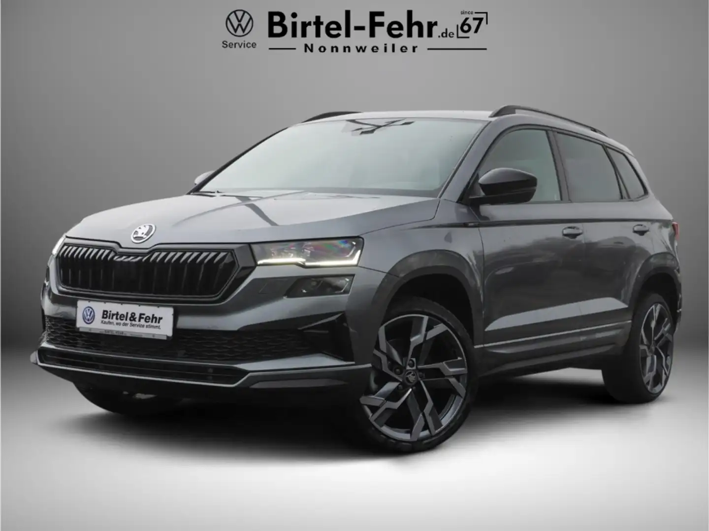 Skoda Karoq Sportline 1.5 TSI DSG AHK El. Panodach 19'' Grau - 1