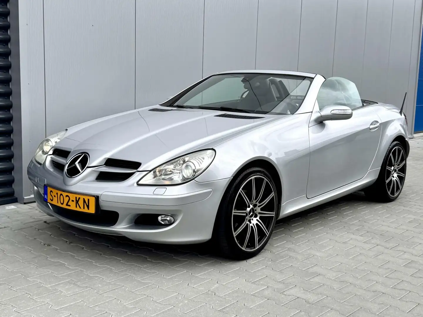 Mercedes-Benz SLK 200 K. AUT | Xenon | Stoelverwarming | Grijs - 1