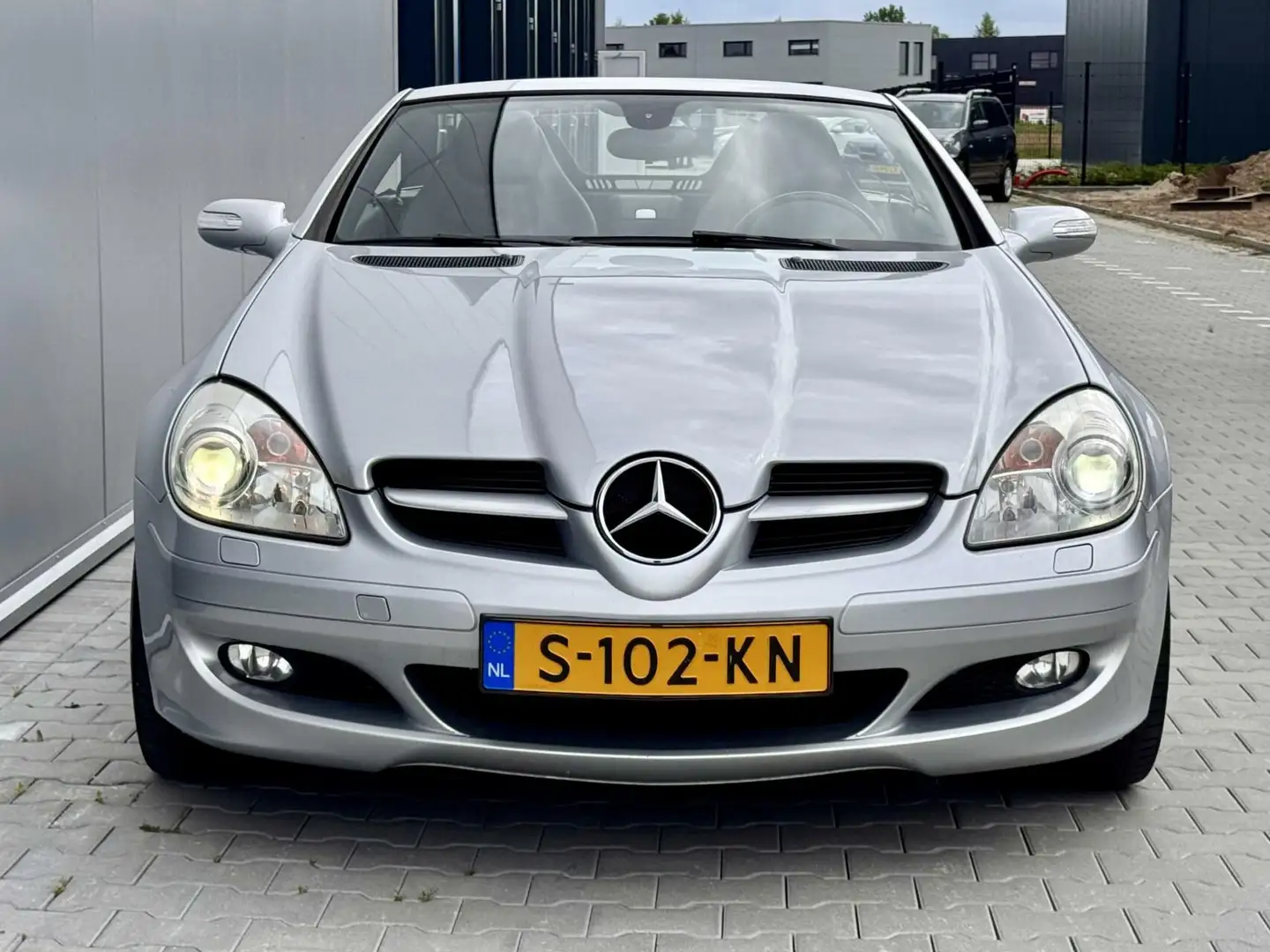 Mercedes-Benz SLK 200 K. AUT | Xenon | Stoelverwarming | Grijs - 2