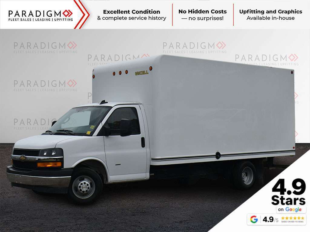 White 2024 Chevrolet Express Chassis Van Rear-Wheel Drive Automatic