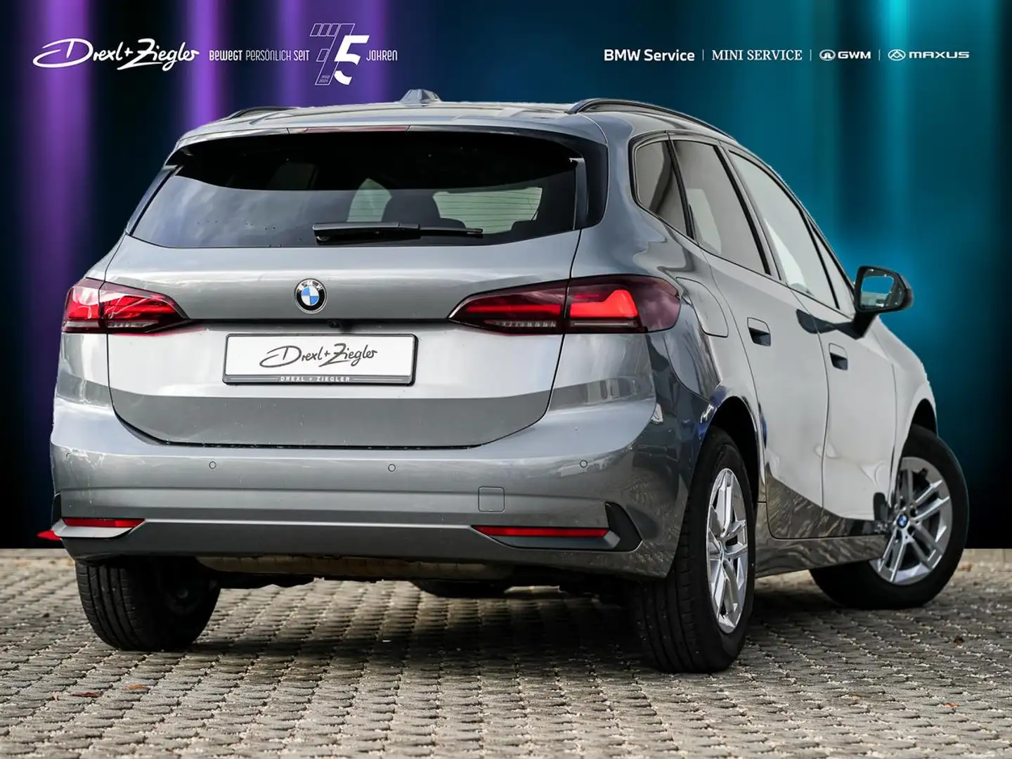 BMW 218 218i Active Tourer Travel GSD AHK LKH RFK SpSitz Grau - 2