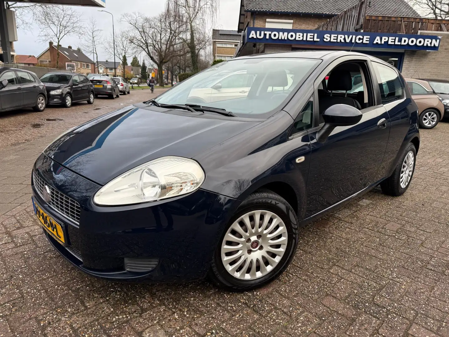 Fiat Grande Punto 1.2 Active ** ELEKTR. RAMEN*APK*STUURBEKR.*BOEKJES Blau - 1