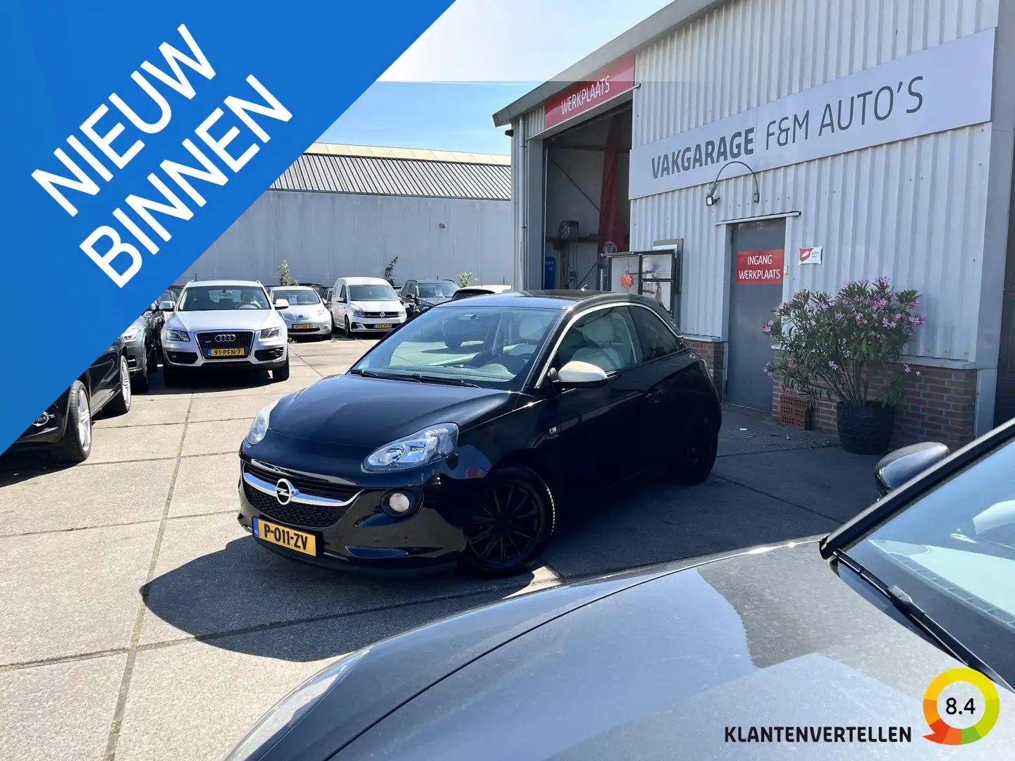 Opel Adam 1.4 Glam Zwart - 1