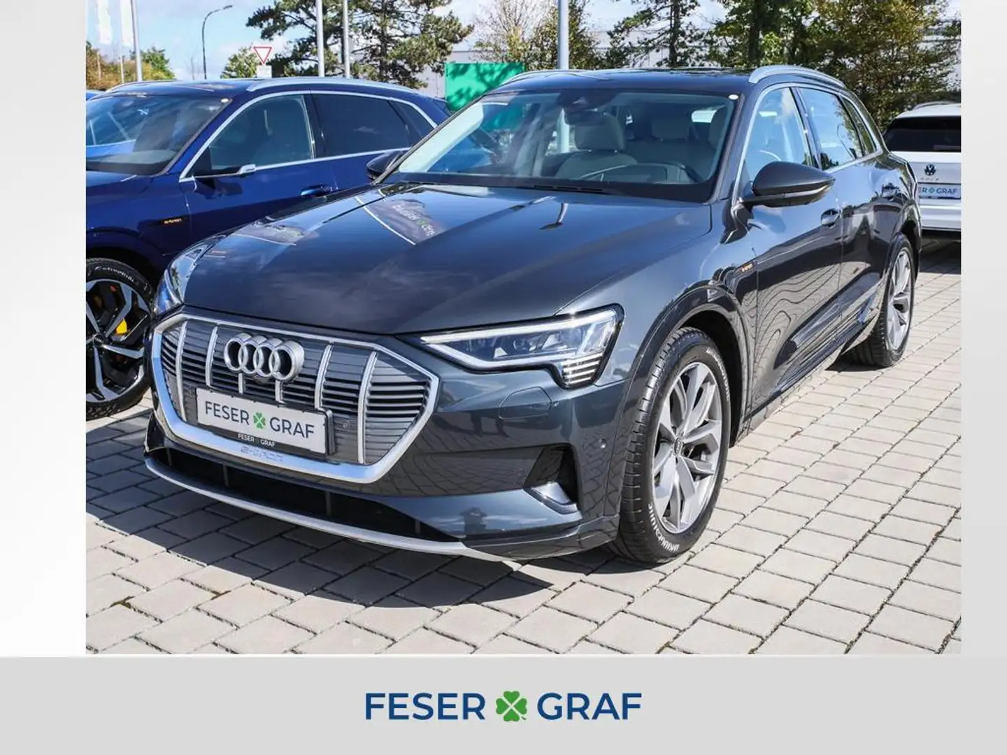 Audi e-tron 55 qu advanced HuD Matrix Navi Pano Leder Grau - 1