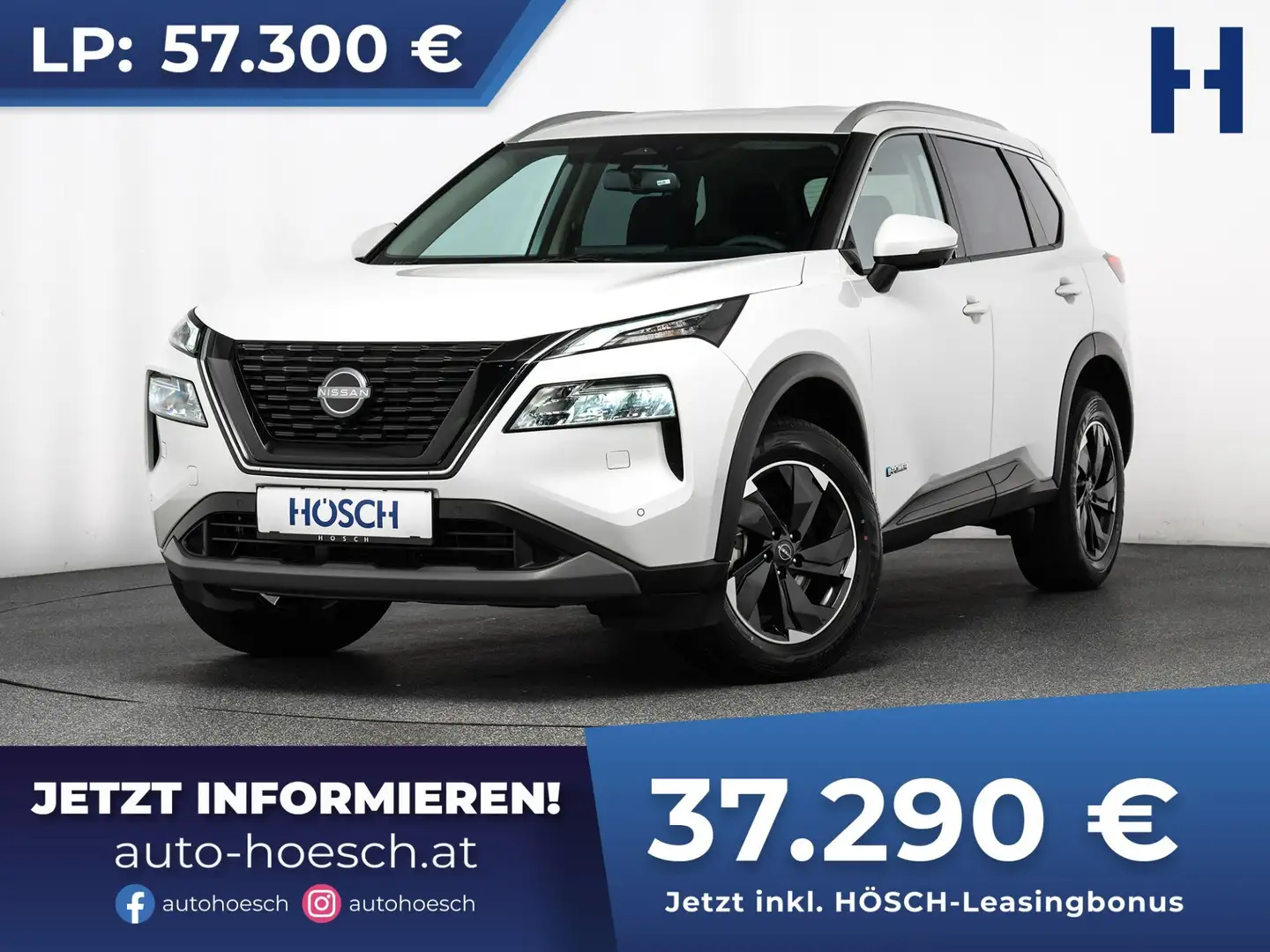 Nissan X-Trail N-Connecta 1.5 VC-T e-4orce 4WD MEGAPREIS -35% Weiß - 1